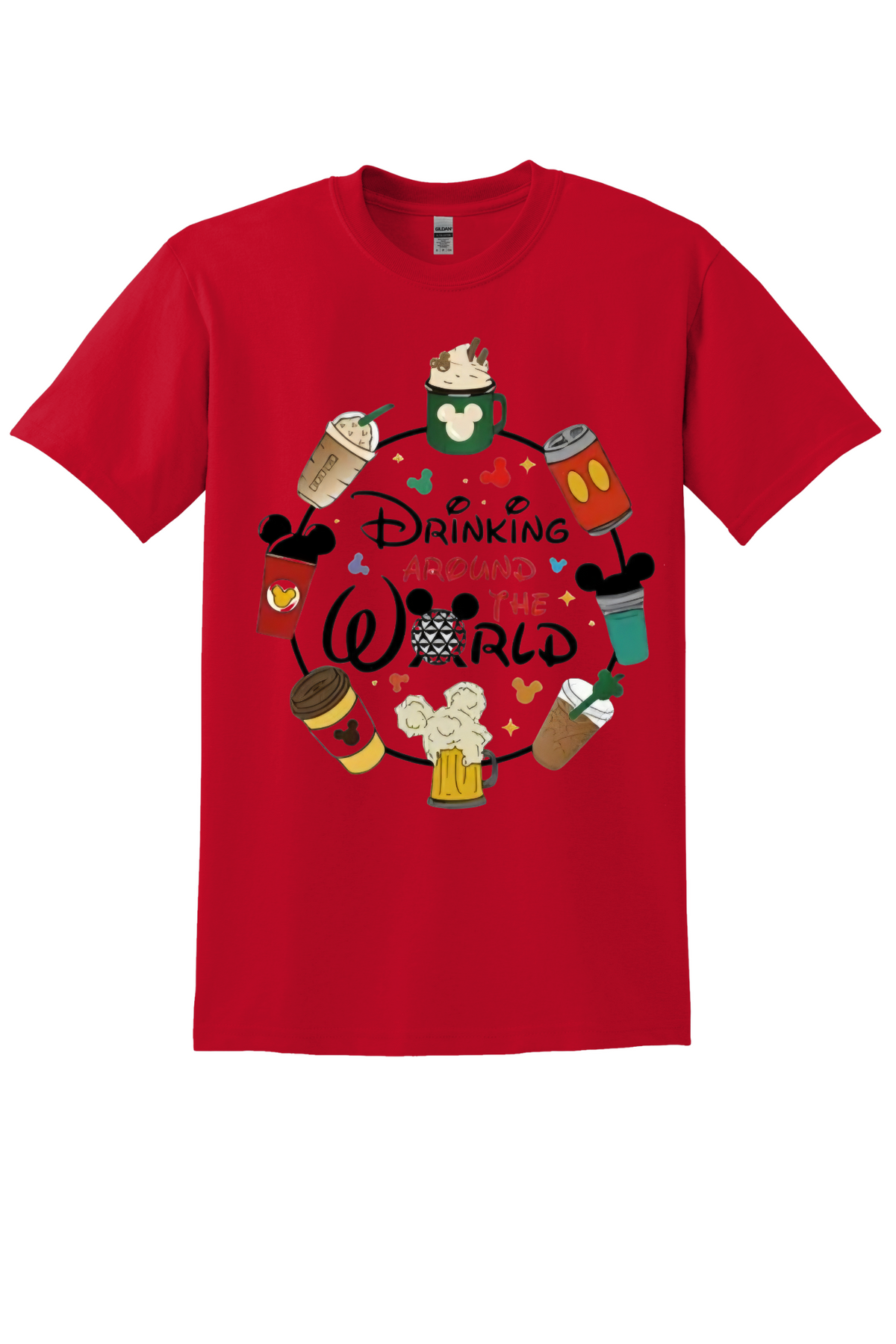 Drinking Around the World Tee | Theme Park Inspired Graphic T-Shirt