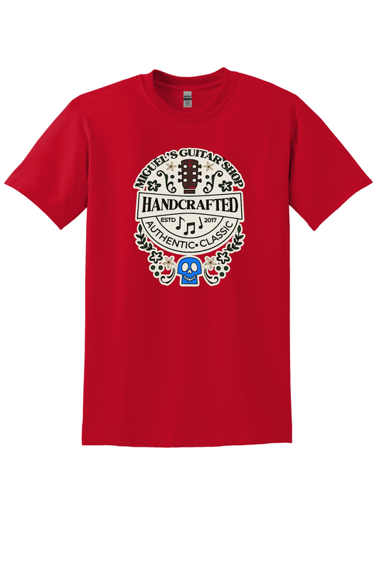 Miguel’s Guitar Shop Handcrafted Graphic Tee